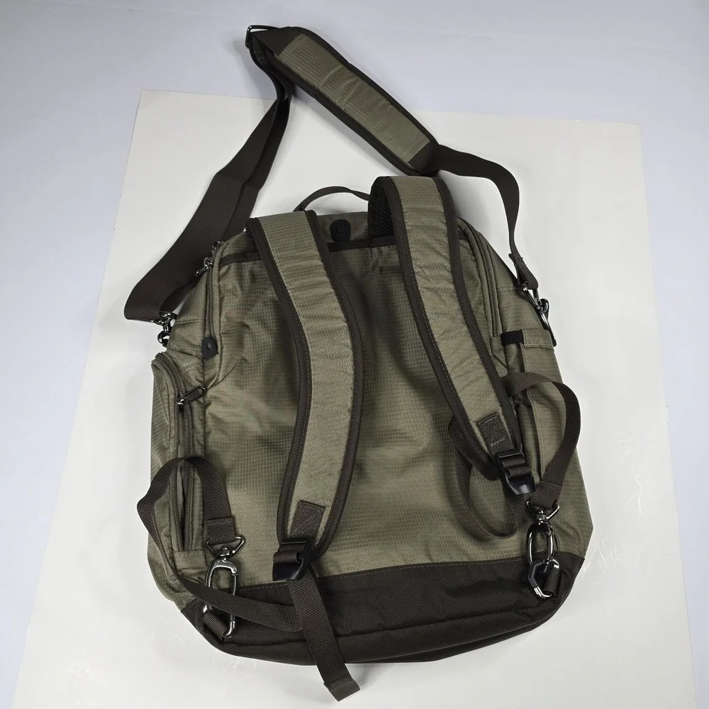 Eagle Creek Backpack Daypack Padded Laptop Bag Travel Olive Green Convertible